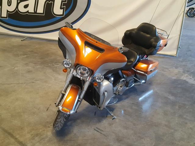 1HD1KEL10EB637643 - 2014 HARLEY-DAVIDSON FLHTK ELEC 橙色 照片 2