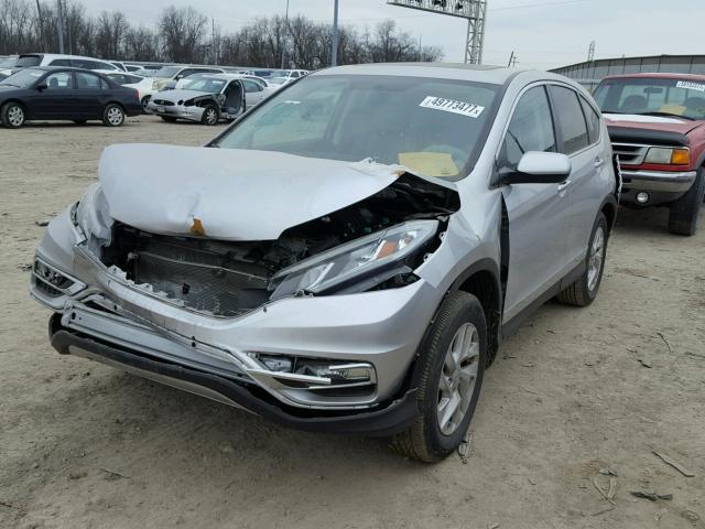 2HKRM4H59GH635069 - 2016 HONDA CR-V EX SILVER photo 2