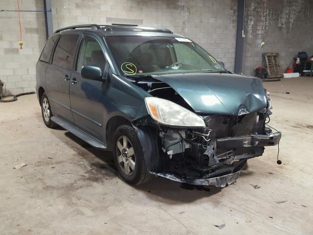 5TDZA22CX4S155052 - 2004 TOYOTA SIENNA XLE GREEN photo 1