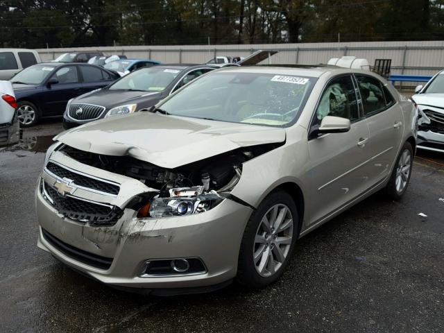 1G11G5SX2DF262265 - 2013 CHEVROLET MALIBU 3LT 棕色 照片 2