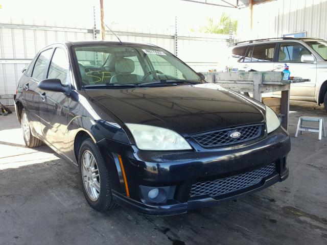 1FAFP34N87W169516 - 2007 FORD FOCUS ZX4 BLACK photo 1