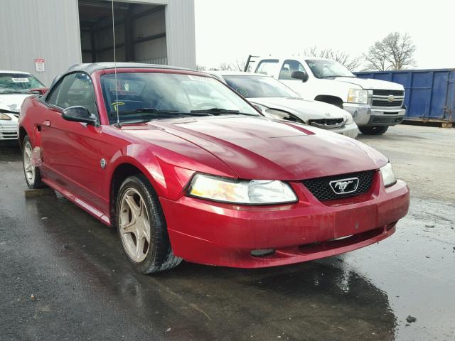 1FAFP45X04F180639 - 2004 FORD MUSTANG GT MAROON photo 1