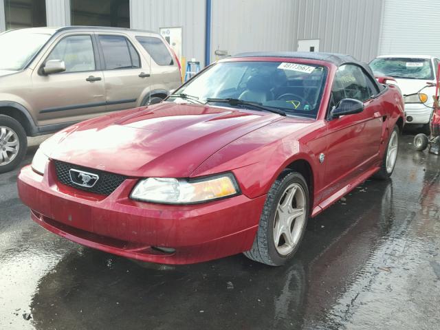 1FAFP45X04F180639 - 2004 FORD MUSTANG GT MAROON photo 2