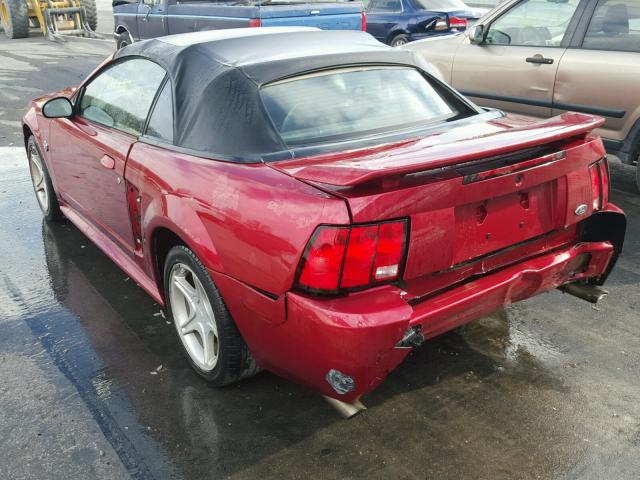 1FAFP45X04F180639 - 2004 FORD MUSTANG GT MAROON photo 3