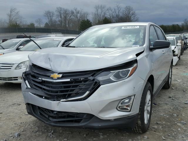 2GNAXHEV5J6158613 - 2018 CHEVROLET EQUINOX LS SILVER photo 2