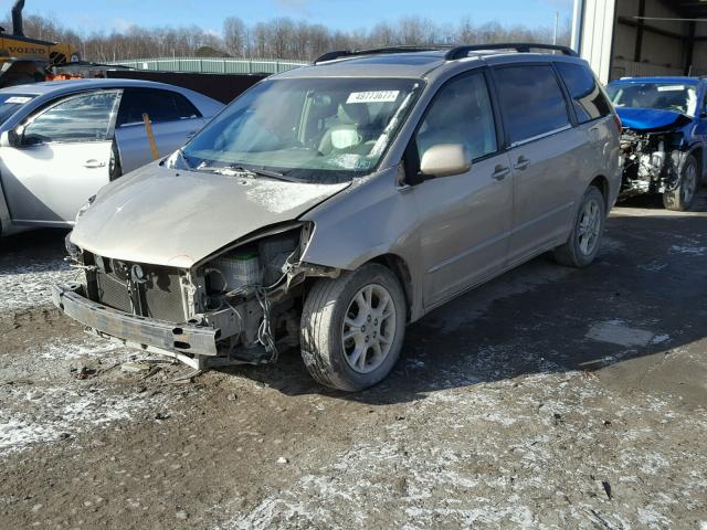 5TDZA22C54S101559 - 2004 TOYOTA SIENNA XLE TAN photo 2