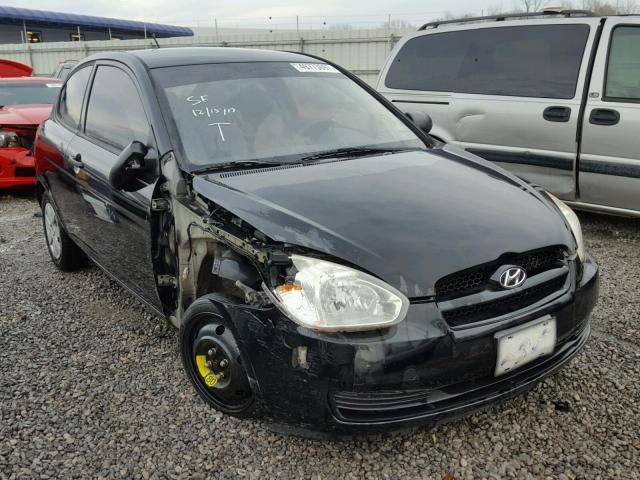 KMHCM36C38U066434 - 2008 HYUNDAI ACCENT GS BLACK photo 1