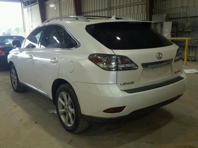 JTJZK1BA9A2404821 - 2010 LEXUS RX 350 WHITE photo 3