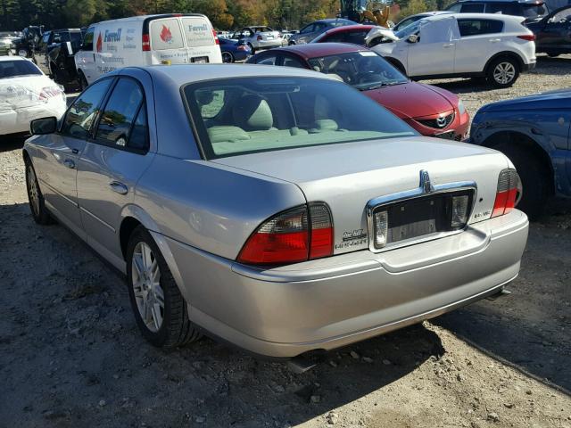 1LNHM87A64Y636526 - 2004 LINCOLN LS SILVER photo 3