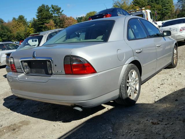 1LNHM87A64Y636526 - 2004 LINCOLN LS SILVER photo 4