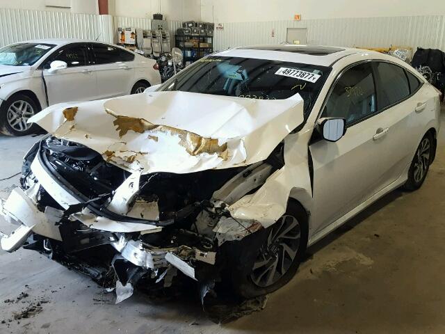 19XFC2F73GE083832 - 2016 HONDA CIVIC EX WHITE photo 2