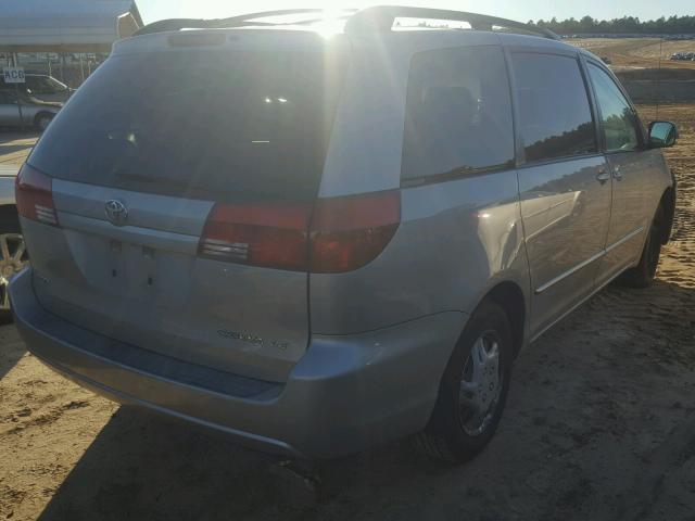 5TDZA23C45S386352 - 2005 TOYOTA SIENNA CE TAN photo 4