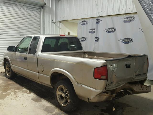 1GCCS19W5XK139205 - 1999 CHEVROLET S TRUCK S1 TAN photo 3