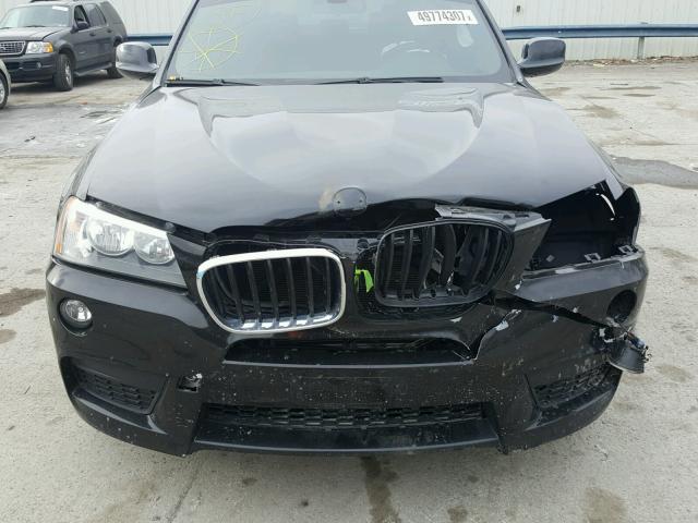 5UXWX9C53D0A10823 - 2013 BMW X3 XDRIVE2 BLACK photo 7