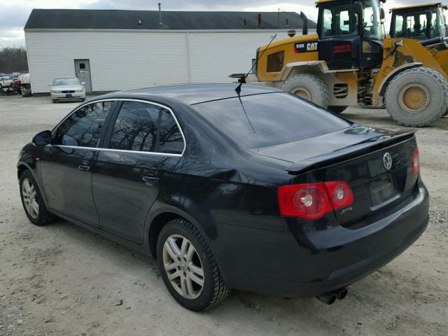 3VWEG71K27M067004 - 2007 VOLKSWAGEN JETTA WOLF BLACK photo 3