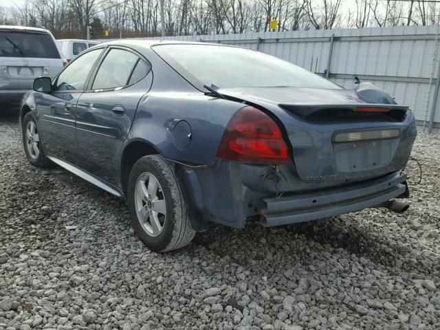 2G2WP552261147743 - 2006 PONTIAC GRAND PRIX BLUE photo 3