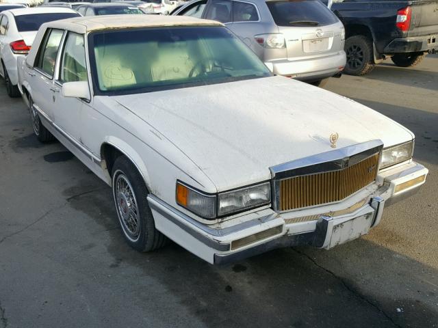 1G6CD53B9M4225322 - 1991 CADILLAC DEVILLE WHITE photo 1