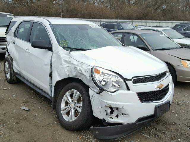 2GNALAEK3F6432942 - 2015 CHEVROLET EQUINOX LS WHITE photo 1