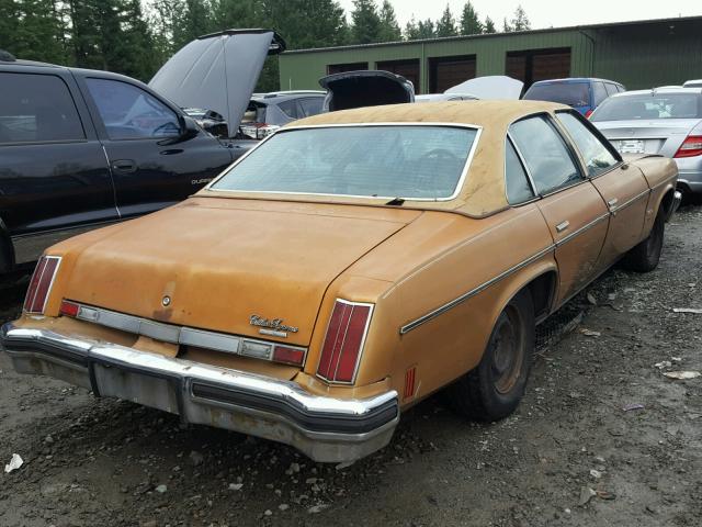 3M29R7M171231 - 1977 OLDSMOBILE CUTLASS BROWN photo 4