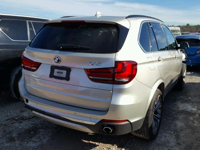 5UXKR0C53G0P29897 - 2016 BMW X5 XDRIVE3 SILVER photo 4