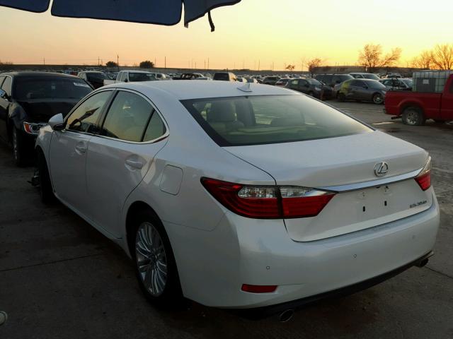 JTHBK1GG6E2145114 - 2014 LEXUS ES 350 WHITE photo 3