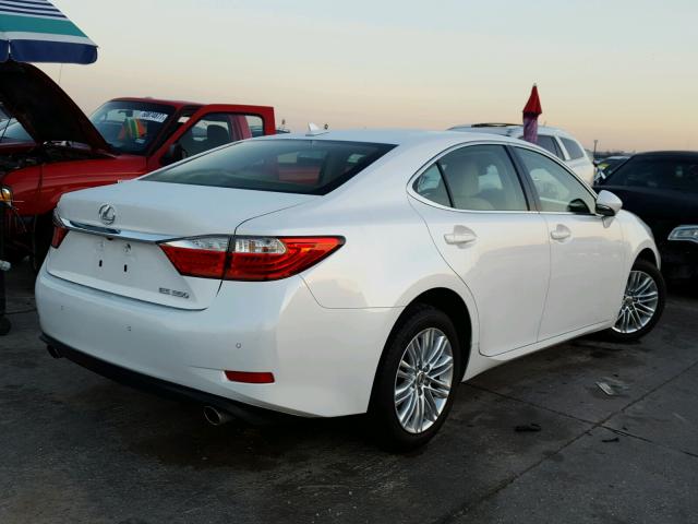 JTHBK1GG6E2145114 - 2014 LEXUS ES 350 WHITE photo 4