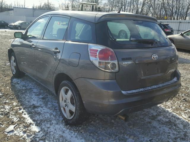 2T1KR32E67C651643 - 2007 TOYOTA COROLLA MA GRAY photo 3