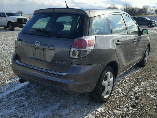 2T1KR32E67C651643 - 2007 TOYOTA COROLLA MA GRAY photo 4