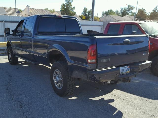 1FTWW31P06EC56317 - 2006 FORD F350 SRW S BLUE photo 3