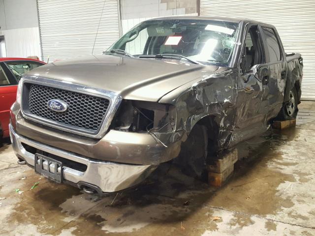 1FTPW14598FB41053 - 2008 FORD F150 SUPER BROWN photo 2