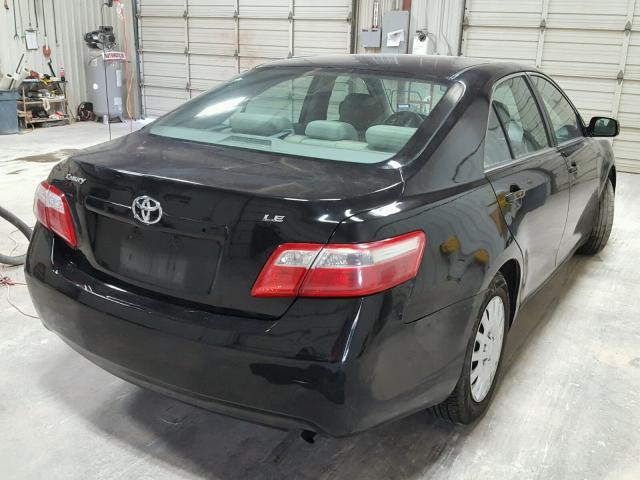 4T1BE46K58U768731 - 2008 TOYOTA CAMRY CE BLACK photo 4