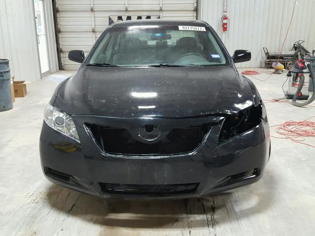 4T1BE46K58U768731 - 2008 TOYOTA CAMRY CE BLACK photo 9