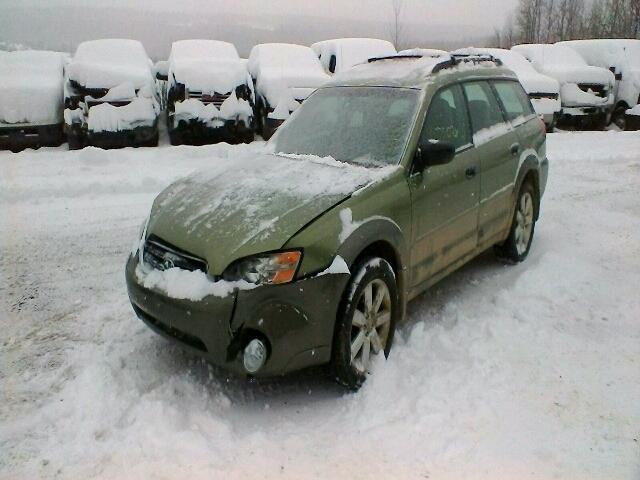 4S4BP61CX77326000 - 2007 SUBARU LEGACY OUT GREEN photo 2