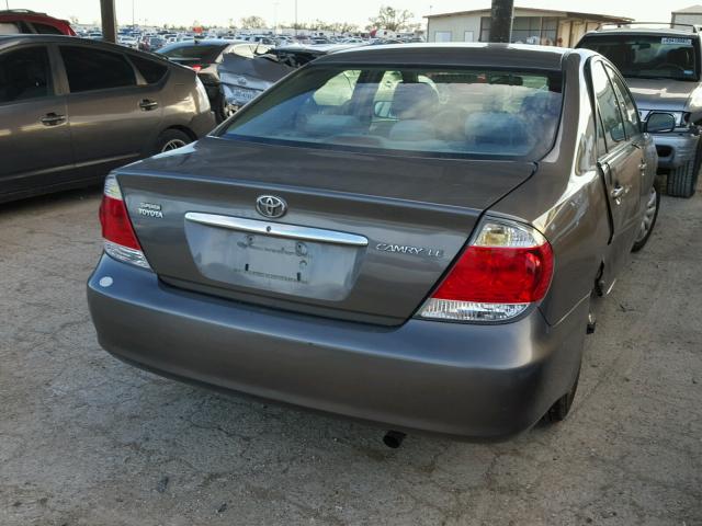 4T1BE32K55U981660 - 2005 TOYOTA CAMRY LE GRAY photo 4