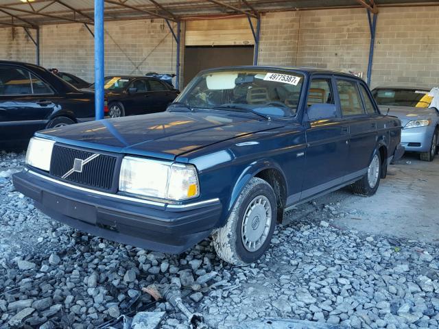 YV1AS8203N1469914 - 1992 VOLVO 240 BASE GREEN photo 2