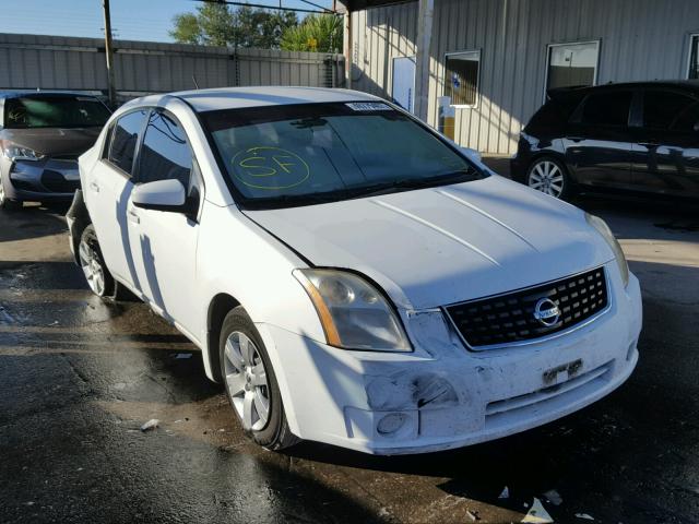 3N1AB61E48L652455 - 2008 NISSAN SENTRA 2.0 WHITE photo 1