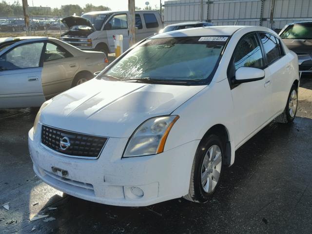 3N1AB61E48L652455 - 2008 NISSAN SENTRA 2.0 WHITE photo 2