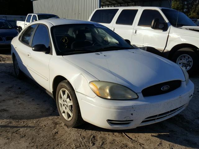 1FAFP53U57A133736 - 2007 FORD TAURUS SE WHITE photo 1