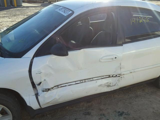 1FAFP53U57A133736 - 2007 FORD TAURUS SE WHITE photo 10