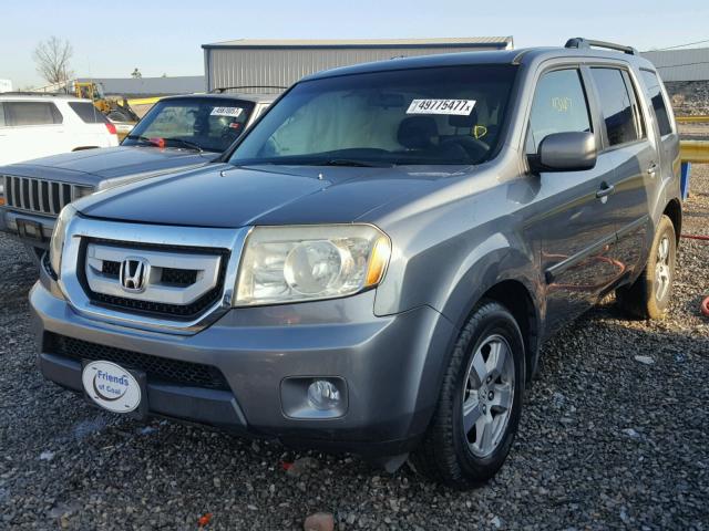 5FNYF48469B049802 - 2009 HONDA PILOT EX GRAY photo 2