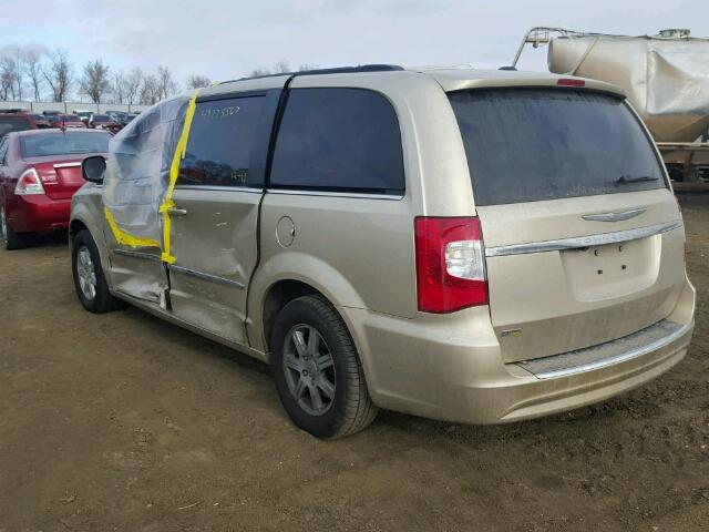 2A4RR5DG5BR669370 - 2011 CHRYSLER TOWN & COU TAN photo 3