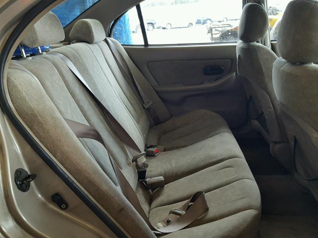 KMHDN45D12U297924 - 2002 HYUNDAI ELANTRA GL GOLD photo 6