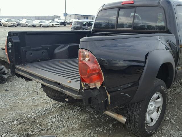 5TFJX4GN7DX016136 - 2013 TOYOTA TACOMA DOU BLACK photo 9