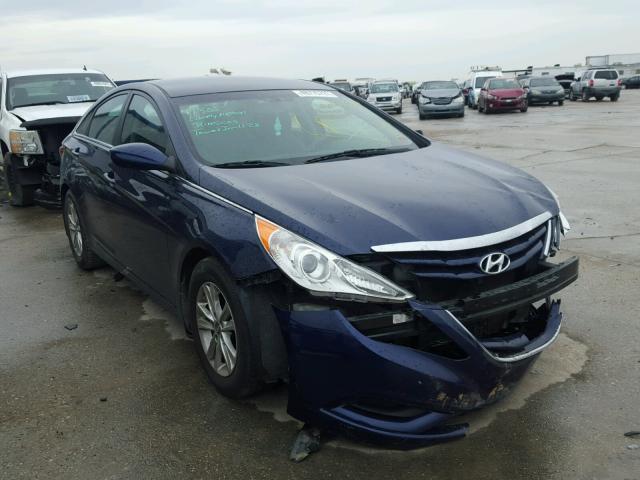 5NPEB4AC9CH472740 - 2012 HYUNDAI SONATA GLS BLUE photo 1