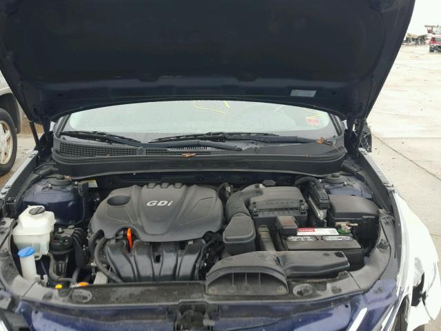 5NPEB4AC9CH472740 - 2012 HYUNDAI SONATA GLS BLUE photo 7