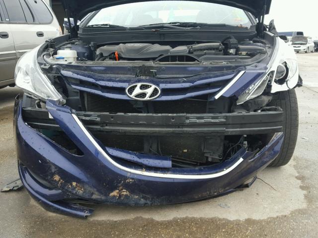 5NPEB4AC9CH472740 - 2012 HYUNDAI SONATA GLS BLUE photo 9