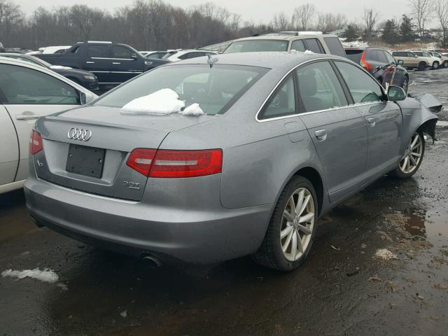 WAUKGAFB3AN041761 - 2010 AUDI A6 PRESTIG GRAY photo 4