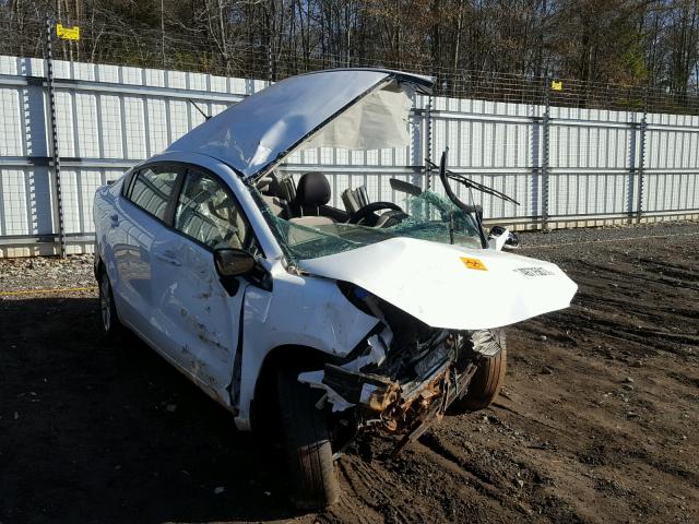 KNADN4A39F6446587 - 2015 KIA RIO EX WHITE photo 1