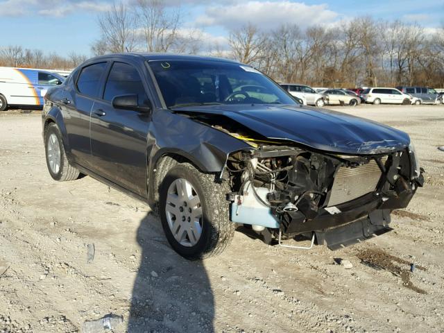 1C3CDZAB8CN150827 - 2012 DODGE AVENGER SE SILVER photo 1