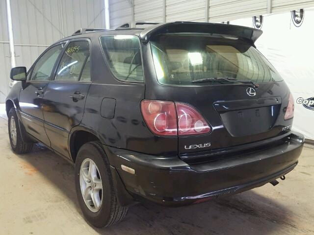 JT6GF10U3Y0061402 - 2000 LEXUS RX 300 BLACK photo 3